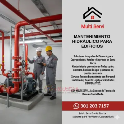 Mantenimiento de redes hidraulicas en Pozos Colorados Santa Marta