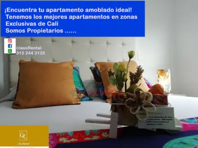 Apartamento Amoblado Norte Cali cerca a centro comercial chipichape