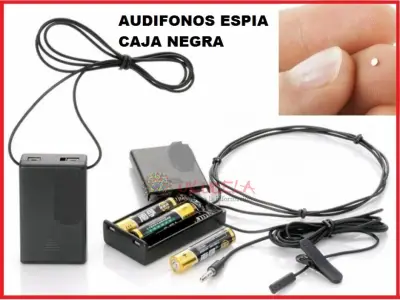 AUDIFONOS ESPIA CAJA NEGRA ENTREGA INMEDIATA