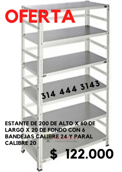 estanteria en oferta a nivel nacional