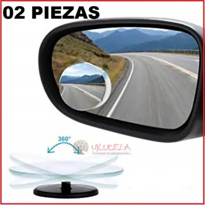 espejos de lujo para carro y moto evite accidentes 02 piezas