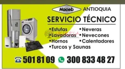 reparacion de calentadores neveras lavadoras en medellin