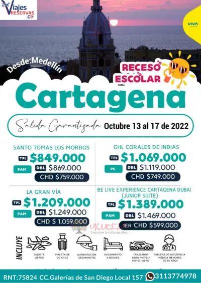 PROMOCIONES SEMANA DE RECESO 2022