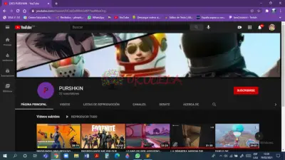 Suscríbete a mi canal de YouTube