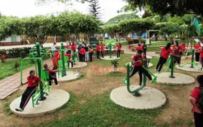 fabricacion de parques biosaludables para zonas verdes