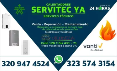 Reparacion de calentadores challenger 3202310421
