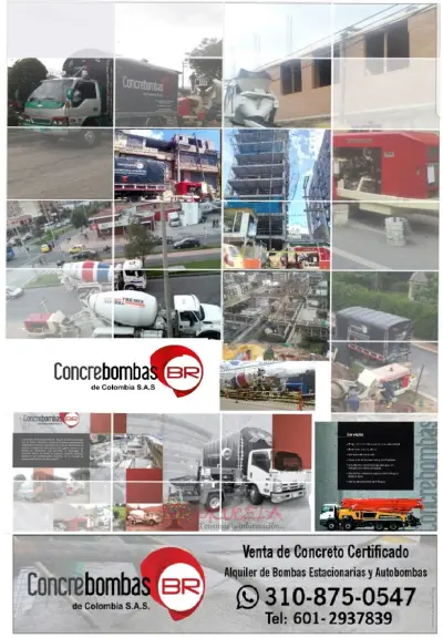 ALQUILER DE BOMBA ESTACIONARIAS BOGOTA Y SABANA