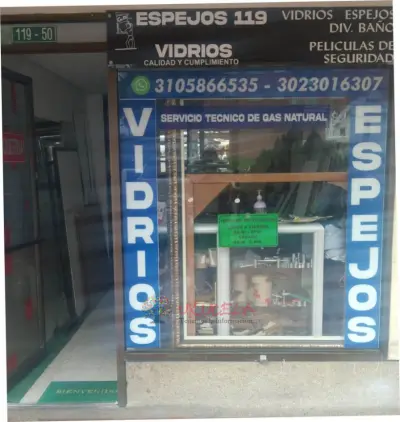 Vidrios en Unicentro