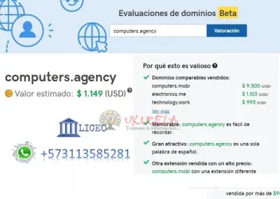 Nombres de Dominios para Páginas Web