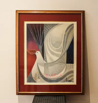 VENDO HERMOSO CUADRO "PALOMA" MARLUEZ