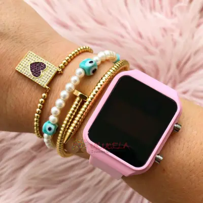 Reloj led Rosado