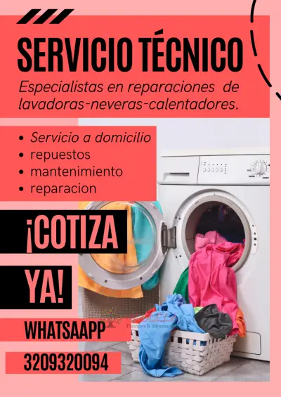 REPARACION DE NEVERAS NEVECONES SECADORAS CALENTADORES