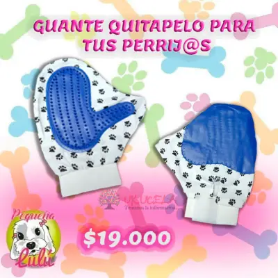 GUANTE QUITAPELO PARA PERROS