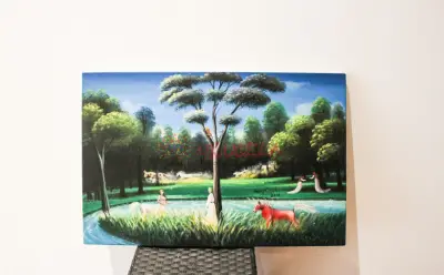 VENDO ESPECTACULAR OBRA DE ARTE "EL LEON SOBRE EL ARBOL" HENRY ARIAS