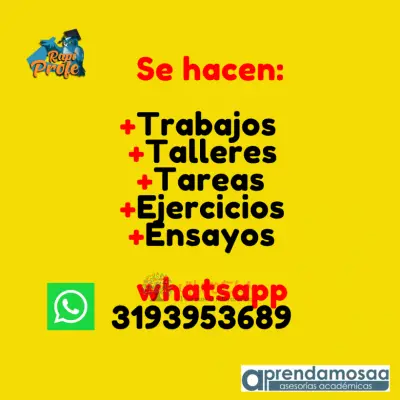 Se hacen trabajos y talleres