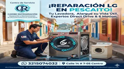 Reparación de lavadoras LG en Pescaíto Santa Marta Servicio Técnico Certificado