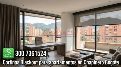 Cortinas Blackout para apartamentos en Chapinero Bogota