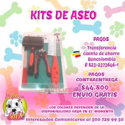 KITS DE ASEO PARA PERROS