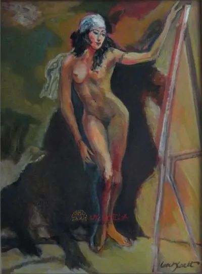 ANGEL LOOCHKARTT OLEO SOBRE LIENZO ORIGINAL