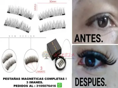 PESTAÑAS MAGNÉTICAS COMPLETAS !!