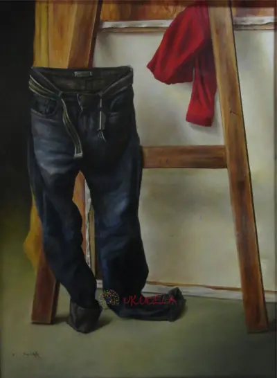 DIEGO BALLESTAS OLEO SOBRE LIENZO ORIGINAL