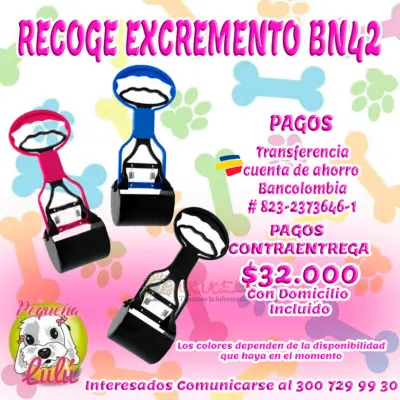 RECOGE EXCREMENTO PARA PERRO