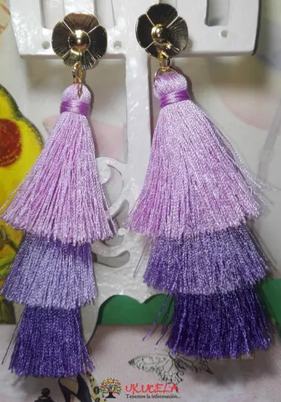 Aretes con Flecos