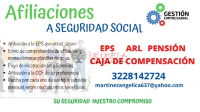 AFILIACIONES ARL EPS PARAFISCALES