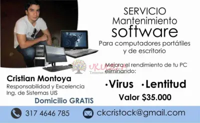 Servicio mantenimiento de computadores