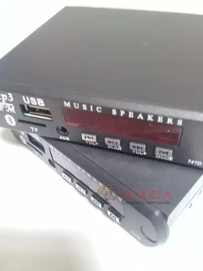 MÓDULO REPRODUCTOR MP3 BLUETOOTH USB SD AUX CONTROL REMOTO