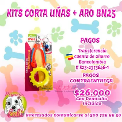 CORTA UÑAS PARA PERROS CON JUGUETE