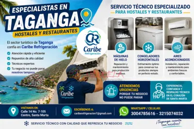 Mantenimiento de congeladores y aires en Taganga Santa Marta