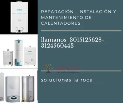 Reparación instalación mantenimiento de Calentadores
