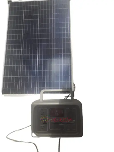 KIT PANEL SOLAR+ GENERADOR PORTATIL